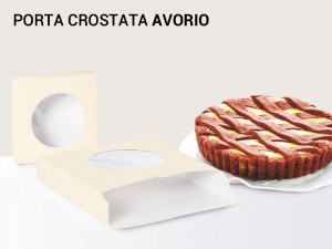 SCATOLE PORTA CROSTATA GENERICHE AVORIO